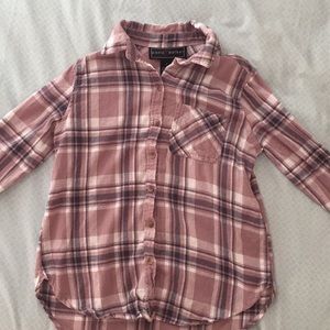 Purple striped Polly and Esther button up